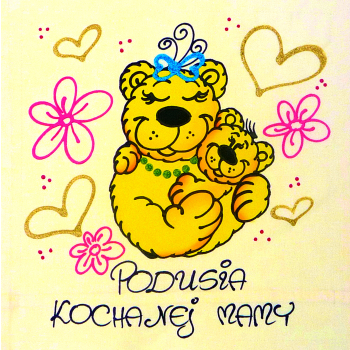 [Db104] Poduszka bawełniana PODUSIA KOCHANEJ MAMY