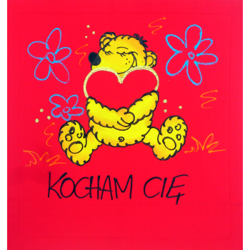 [Db83] Poduszka bawełniana Kocham Cię