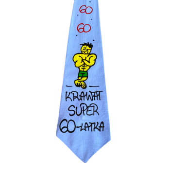 [Kb04-60] Krawat bawełniany KRAWAT SUPER 60 latka
