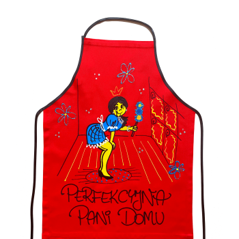 [Fb31] Fartuszek bawełniany PERFEKCYJNA PANI DOMU